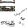 Fox Edelstahl Racing-Komplettanlage ab Kat Ø70mm Audi Urquattro 2x76mm rund scharf gerade