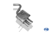 Fox Edelstahl Sportauspuff BMW 1er E81 E87 118d u. 120d 2x76mm rund scharf gerade