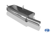 Fox Edelstahl Sportauspuff BMW 3er E30 318is 1x70mm rund scharf gerade
