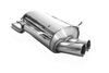 Fox Edelstahl Racing-Komplettanlage ab Kat BMW 3er E36 316i u. 318Ti Compact 2x76mm rund scharf