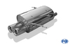 Fox Edelstahl Sportauspuff BMW 3er E36 316i u. 318Ti Compact 2x80mm rund eingerollt gerade mit Absorber