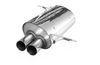 Fox Edelstahl Sportauspuff-Komplettanlage ab Kat BMW 3er E36 316i u. 318Ti Compact 2x76mm rund scharf gerade