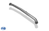 Fox Edelstahl Racing-Komplettanlage ab Kat BMW 3er E36 318is Limousine u. Coupe 1x90mm rund eingerollt gerade mit Absorber
