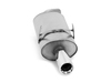 Fox Edelstahl Sportauspuff BMW 3er E36 318is Limousine u. Coupe 1x90mm rund eingerollt gerade mit Absorber