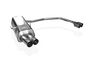 Fox Edelstahl Duplex Sportauspuff BMW 3er E36 Limo Touring Coupe Cabrio 2x76mm rund scharf gerade