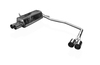 Fox Edelstahl Duplex Sportauspuff BMW 3er E36 Limo Touring Coupe Cabrio 2x76mm rund scharf gerade