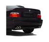Fox Edelstahl Duplex Sportauspuff BMW 3er E36 Limo Touring Coupe Cabrio 2x76mm rund eingerollt gerade mit Absorber