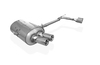 Fox Edelstahl Duplex Sportauspuff BMW 3er E46 320i 323i 325i 328i 330i Limousine/Touring/Coupe/Cabrio 2x76mm rund eingerollt gerade mit Absorber