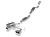 Fox Edelstahl Duplex Sportauspuff-Komplettanlage ab Kat BMW 3er E46 320i 323i 325i 328i M3-Optik je 2x90mm rund scharf abgeschrägt Fox Edelstahl Duplex Sportauspuff-Komplettanlage ab Kat BMW 3er E46 320i 323i 325i 328i M3-Optik je 2x90mm rund scharf abgeschrägt