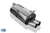 Fox Edelstahl Sportauspuff BMW 3er E46 320i 323i 328i Limousine/Touring/Coupe/Cabrio 98-00 2x76mm rund scharf gerade