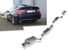 Fox Edelstahl Sportauspuff-Komplettanlage ab Kat BMW 3er E46 323i 325i 330i Limousine/ Touring/ Coupe/ Cabrio 2x76mm rund scharf gerade