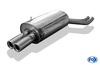 Fox Edelstahl Sportauspuff-Komplettanlage ab Kat BMW 3er E46 323i 325i 330i Limousine/ Touring/ Coupe/ Cabrio 2x76mm rund eingerollt gerade mit Absorber