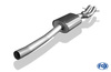 Fox Edelstahl Sportauspuff-Komplettanlage ab Kat BMW 3er E46 325Ti Compact 2x76mm rund scharf gerade