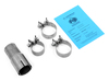 Fox Edelstahl Sportauspuff BMW 3er E90 E91 Limousine u. Touring 2.0l D 2x78x75mm rechteckig eingerollt abgeschrägt