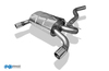 FOX Edelstahl Duplex Sportauspuff BMW 4er F36 420i 428i je 80mm rund eingerollt