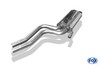 Fox Edelstahl Sportauspuff-Komplettanlage ab Kat BMW 5er E34 525i 24V Limousine u. Touring 2x80mm rund eingerollt gerade mit Absorber