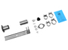 Fox Edelstahl Duplex Sportauspuff BMW 5er E39 Limousine 2x76mm rund eingerollt gerade mit Absorber