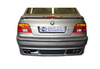 Fox Edelstahl Duplex Sportauspuff BMW 5er E39 Limousine 2x76mm rund eingerollt gerade mit Absorber