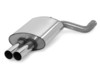 Fox Edelstahl Sportauspuff BMW 5er E39 Touring 2x76mm rund scharf gerade