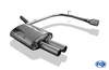 Fox Edelstahl Duplex Sportauspuff BMW 5er E60 E61 520d 525d 530d Limousine u. Touring 2x76mm rund scharf gerade