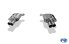 Fox Edelstahl Duplex Sportauspuff BMW 5er F10 F11 535d Limousine/Touring 2x90mm rund scharf gerade