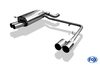 Fox Edelstahl Duplex Sportauspuff BMW 7er E65 735i 745i 2001- 2x80mm rund scharf gerade