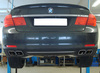 FOX Edelstahl Duplex Sportauspuff BMW 7er F01 760i mit Abgasklappen für originalen Endrohrausgang