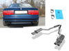 FOX Edelstahl Sportauspuffanlage ab Kat. BMW 8er E31 850i 850Ci 220kW je 2x90mm rund doppelwandig abgeschrägt FOX Edelstahl Sportauspuffanlage ab Kat. BMW 8er E31 850i 850Ci 220kW je 2x90mm rund doppelwandig abgeschrägt