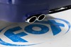 Fox Edelstahl Duplex Racing-Komplettanlage ab Kat BMW 5er E60 M5 Limousine je 2x115x85mm oval eingerollt abgeschrägt