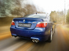 Fox Edelstahl Duplex Sportauspuff BMW 5er E60 M5 Limousine je 2x90mm rund doppelwandig abgeschrägt