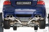 Fox Edelstahl Duplex Racing-Komplettanlage ab Kat BMW 5er E60 M5 Limousine je 2x115x85mm oval eingerollt abgeschrägt