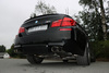 FOX Edelstahl Duplex Sportauspuff BMW 5er F10 M5 Limousine je 2x90mm rund doppelwandig abgeschrägt