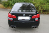 FOX Edelstahl Duplex Sportauspuff BMW 5er F10 M5 Limousine je 2x90mm rund doppelwandig abgeschrägt