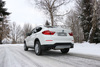Fox Edelstahl Duplex Sportauspuff-Komplettanlage ab Kat BMW X4 F26 35i ohne M-Paket je 2x90mm rund doppelwandig abgeschrägt