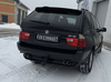 Fox Edelstahl Duplex Sportauspuff-Komplettanlage ab Kat BMW X5 E53 4.4l 286PS je 2x80mm rund doppelwandig abgeschrägt