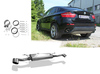 Fox Edelstahl Duplex Sportauspuff BMW X6 E71 115x85mm oval eingerollt seitlich abgeschrägt