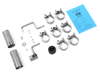 Fox Edelstahl Duplex Sportauspuff BMW Z4 E85 Roadster u. Coupe inkl. Facelift 2x80mm rund scharf gerade