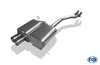 Fox Edelstahl Sportauspuff-Komplettanlage ab Kat BMW Z4 E85 Roadster u. Coupe 2x76mm rund scharf gerade