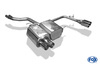 Fox Edelstahl Duplex Sportauspuff-Komplettanlage ab Kat BMW Z4 E85 Roadster u. Coupe 2x76mm rund scharf gerade