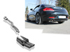 Fox Edelstahl Sportauspuff-Komplettanlage ab Kat BMW Z4 E89 Roadster 2x80mm rund doppelwandig abgeschrägt