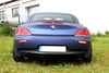 Fox Edelstahl Duplex Sportauspuff BMW Z4 E89 sDrive 35i Roadster je 100mm rund doppelwandig abgeschrägt