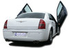 Fox Edelstahl Duplex Sportauspuff-Komplettanlage ab Kat Chrysler 300 C 3.0 CRD inkl. AWD Limousine/Kombi ab 04 2x80mm rund eingerollt abgeschrägt mit Absorber