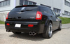 Fox Edelstahl Duplex Sportauspuff-Komplettanlage ab Kat Chrysler 300 C SRT8 Limousine/Kombi ab 04 2x100mm rund eingerollt abgeschrägt mit Absorber