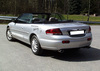 Fox Edelstahl Duplex Sportauspuff Chrysler Sebring Coupe & Cabrio Typ JR Bj.00-07 115x85mm oval eingerollt abgeschrägt mit Absorber