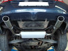 Fox Edelstahl Duplex Sportauspuff Chrysler Sebring Coupe & Cabrio Typ JS Bj.07-10 115x85mm oval eingerollt abgeschrägt mit Absorber