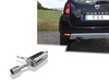 FOX Edelstahl Sportauspuff Dacia Duster 1.2 TCe 125 4x2 90mm rund eingerollt