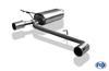 FOX Edelstahl Duplex Sportauspuffanlage ab Kat. Dacia Duster 1.2 TCe 125 4x2 je 90mm rund eingerollt