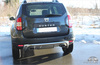 FOX Edelstahl Duplex Sportauspuff Dacia Duster 4x4 je 145x65mm trapezförmig eingerollt abgeschrägt