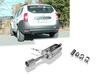 Fox Edelstahl Sportauspuff Dacia Duster Frontantrieb 1x90mm rund eingerollt gerade