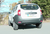 Fox Edelstahl Sportauspuff Dacia Duster Frontantrieb 1x90mm rund eingerollt gerade